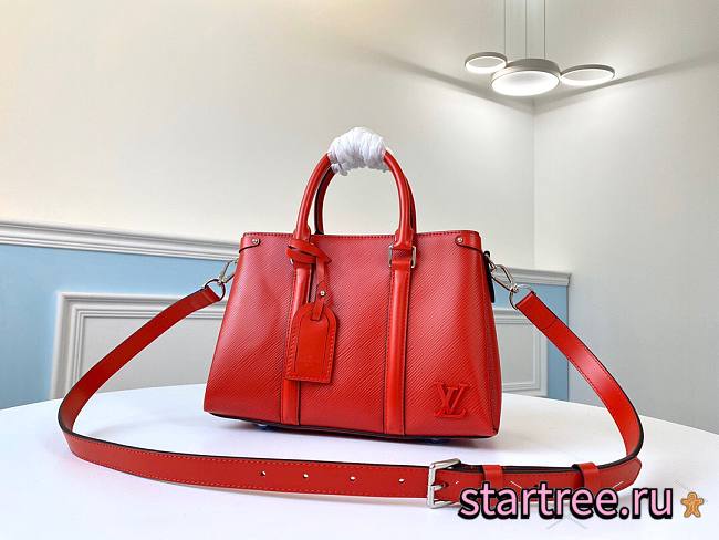 Louis Vuitton | Soufflot BB Red Epi Leather - M55615 - 28 x 20 x 13 cm - 1