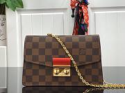 Louis Vuitton | Croisette Damier Ebene Canvas - N60288 - 21 x 13.5 x 5 cm - 1