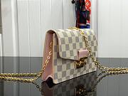 Louis Vuitton | Croisette Damier Azur Chain Wallet  - N60357 - 21 x 13.5 x 5 cm - 3
