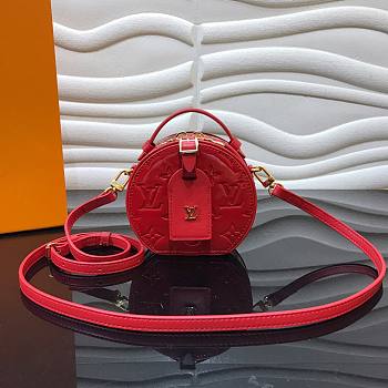 Louis Vuitton | Mini Boite Chapeau Souple Red - M90498 - 13x12x6.5cm