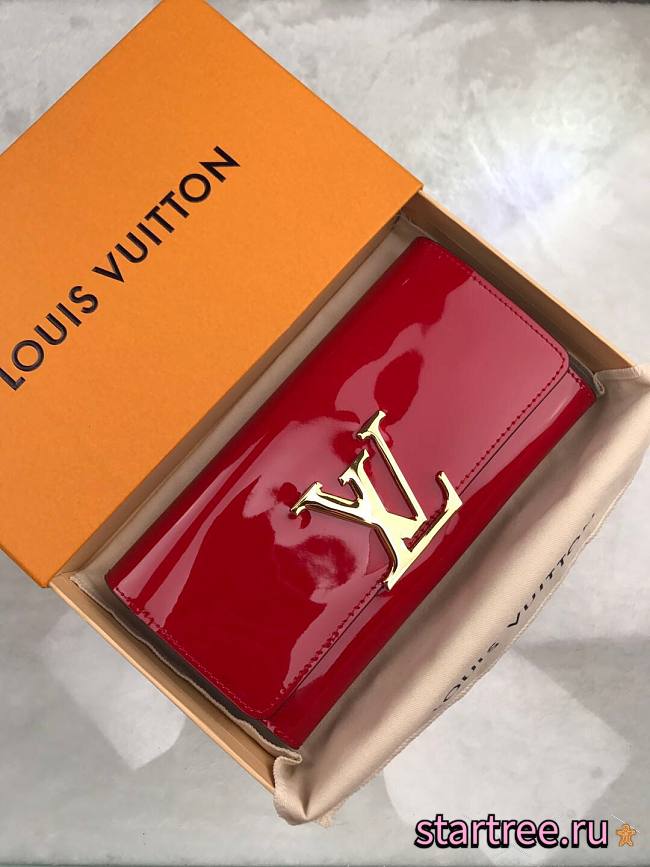 Louis Vuitton | Portefeuille Louise Patent - M64550 - 19*10cm - 1