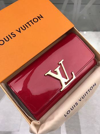 Louis Vuitton | Portefeuille Louise Patent - M61317 - 19*10cm
