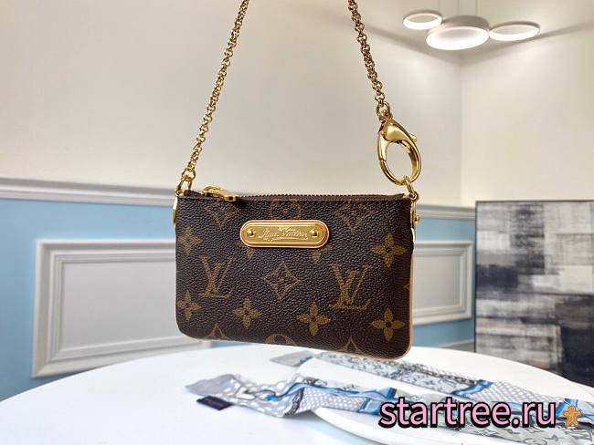 Louis Vuitton | Monogram Pochette Milla MM - M60095 - 15.5 × 9.5 × 1.5 cm - 1