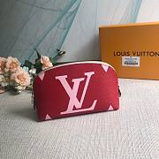 Louis Vuitton | Cosmetic Pouch Monogram Giant Red/Pink - M67694 - 19×12×6cm - 3