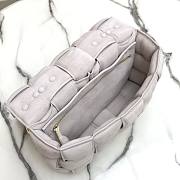 Bottega Veneta | Chain Cassette White Suede bag - 631421 - 26x18x8cm - 5