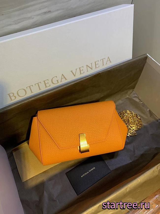 Bottega Veneta | mini orange BV Angle bag - 19x13x8cm - 1