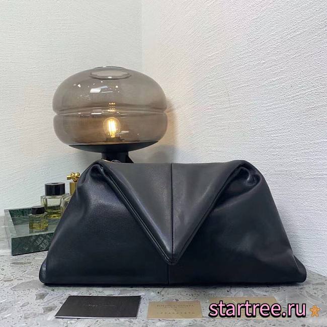 Bottega Veneta | BV Trine angular Black clutch - 622712 - 32 x 18 cm - 1