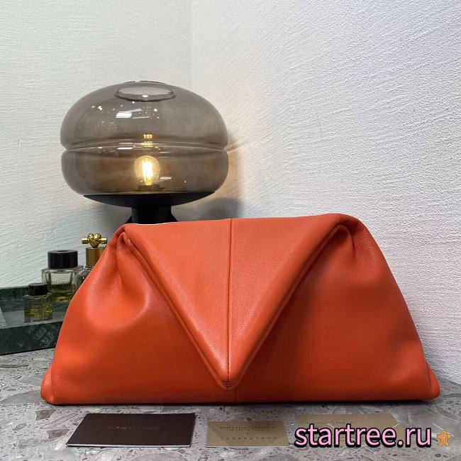 Bottega Veneta | BV Trine angular Orange clutch - 622712 - 32 x 18 cm - 1