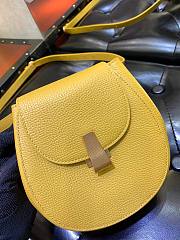 Bottega Veneta | PALMELLATO Yellow Belt Bag - 576643 - 18 x 16 x 6 cm - 3