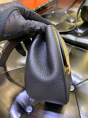 Bottega Veneta | PALMELLATO Black Belt Bag - 576643 - 18 x 16 x 6 cm - 4