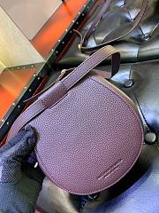 Bottega Veneta | PALMELLATO Purple Belt Bag - 576643 - 18 x 16 x 6 cm - 2