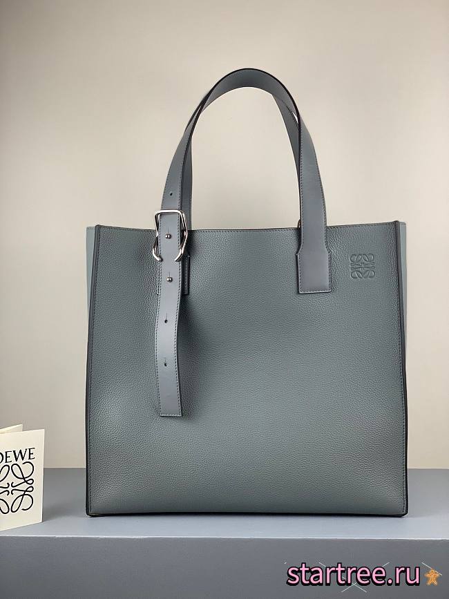 LOEWE | Buckle tote bag in soft grained calfskin - B692L - 36 x 33 x 17cm - 1