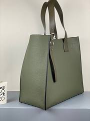 LOEWE | Buckle tote bag Green - B692L - 36 x 33 x 17cm - 3