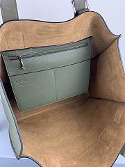 LOEWE | Buckle tote bag Green - B692L - 36 x 33 x 17cm - 6
