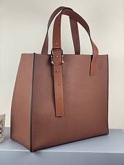 LOEWE | Buckle tote bag Brown - B692L - 36 x 33 x 17cm - 4