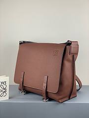 LOEWE | Military Messenger Bag Brown - B553A1 - 30 x 25 x 15cm - 5