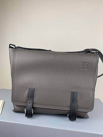 LOEWE | Military Messenger Bag Grey - B553A1 - 30 x 25 x 15cm