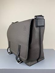 LOEWE | Military Messenger Bag Grey - B553A1 - 30 x 25 x 15cm - 4