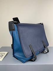 LOEWE | Military Messenger Bag Blue - B553A1 - 30 x 25 x 15cm - 4