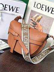 LOEWE | Small Tan Gate Shoulder Bag - P00597 - 29 x 26 x 14cm - 6