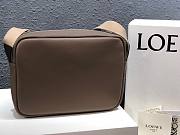 LOEWE | Military XS Messenger Bag DARK TAUPE/DESERT  - 24.5×18×10.5cm - 2