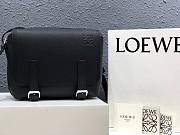 LOEWE | Military XS Messenger Bag Black  - 24.5×18×10.5cm - 1