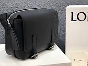 LOEWE | Military XS Messenger Bag Black  - 24.5×18×10.5cm - 2