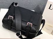 LOEWE | Military XS Messenger Bag Black  - 24.5×18×10.5cm - 3