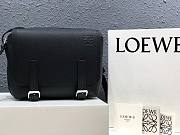 LOEWE | Military Messenger Bag Black - B553A1 - 33 x 10 x 25 cm - 1