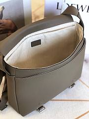 LOEWE | Military Messenger Bag Dark Moss - B553A1 - 33 x 10 x 25 cm - 2