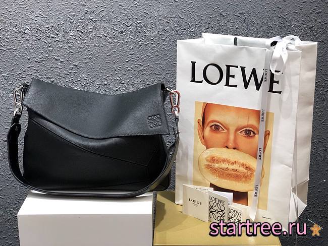 LOEWE | Puzzle messenger bag Black - 36.5 x 27.5 x 10 cm - 1