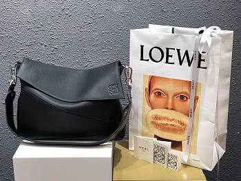 LOEWE | Puzzle messenger bag Black - 36.5 x 27.5 x 10 cm