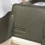 LOEWE | Mini Dark Green Drawstring Hammock bag - A538Z9 - 19.5 x 17 x 11cm - 5
