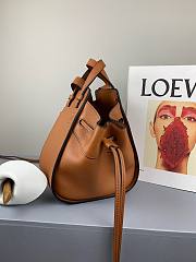 LOEWE | Mini Tan Drawstring Hammock bag - 19.5 x 17 x 11cm - 6