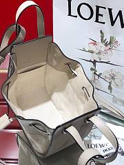 LOEWE | Drawstring Hammock bag in linen - 26 x 21 x 14cm - 2