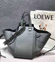 LOEWE | Grey Drawstring Hammock bag - 32 x 28 x 15 cm - 3