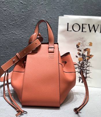 LOEWE | Orange Drawstring Hammock bag - 32 x 28 x 15 cm