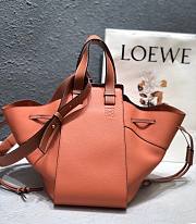 LOEWE | Orange Drawstring Hammock bag - 32 x 28 x 15 cm - 5