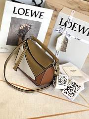 LOEWE | Mini Silver Green/White bag - 322.30.U - 18 x 12.5 x 8cm - 2