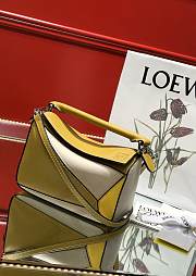LOEWE | Mini Silver Yellow/White bag - 322.30.U - 18 x 12.5 x 8cm - 3