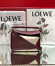 LOEWE | Mini Silver Redwine/Creme bag - 322.30.U - 18 x 12.5 x 8cm - 1