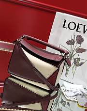 LOEWE | Mini Silver Redwine/Creme bag - 322.30.U - 18 x 12.5 x 8cm - 5