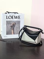 LOEWE | Mini Silver Black/Creme bag - 322.30.U - 18 x 12.5 x 8cm - 1