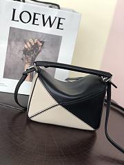 LOEWE | Mini Silver Black/Creme bag - 322.30.U - 18 x 12.5 x 8cm - 6