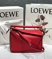 LOEWE | Mini Red Puzzle bag - 322.30.U - 18 x 12.5 x 8cm - 6