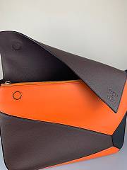 LOEWE | Puzzle Messenger Bag Dark Brown/Orange- 37 x 25 x 9cm - 6