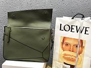 LOEWE | Puzzle Messenger Bag Green - B51014 - 36.5 x 27.5 x 10 cm - 5