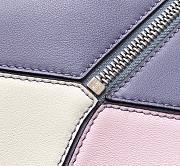 LOEWE | Small pink and blue Puzzle bag - 24 x 14 x 11 cm - 2