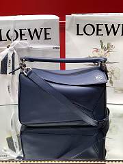 LOEWE | Small Dark Blue Puzzle bag - 24 x 14 x 11 cm - 1