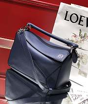 LOEWE | Small Dark Blue Puzzle bag - 24 x 14 x 11 cm - 3